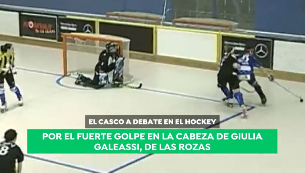 El brutal golpe de Giulia Galeassi reabre el debate sobre el uso del casco en el hockey: "Se evitarían los incidentes"