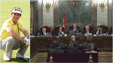 Gonzalo Fernández-Castaño y los acusados en el juicio del 'procés'
