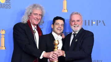 Brian May, Rami Malek y Roger Taylor