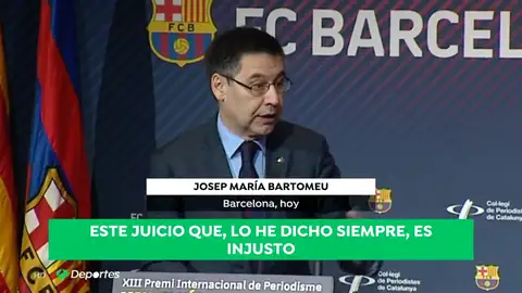 El Barcelona llama "presos políticos" a los independentistas encarcelados y tacha de "injusto" el juicio al 'procés' El Barcelona llama "presos políticos" a los independentistas encarcelados y tacha de "injusto" el juicio al 'procés'