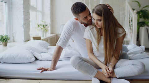 Pareja en la cama