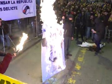 Las imágenes de las manifestaciones en Cataluña en contra del juicio al 'procés'