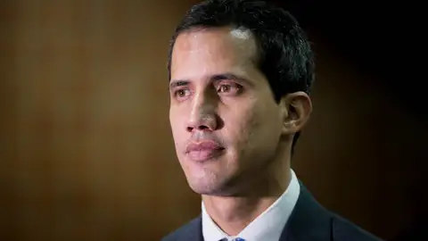 El jefe del Parlamento de Venezuela, Juan Guaidó El jefe del Parlamento de Venezuela, Juan Guaidó