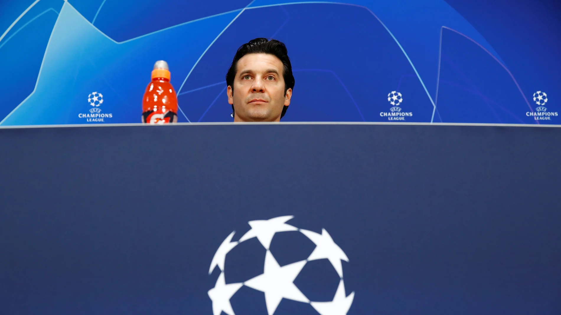 Solari, en rueda de prensa Solari, en rueda de prensa