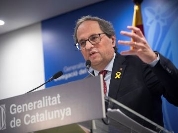 El presidente de la Generalitat, Quim Torra