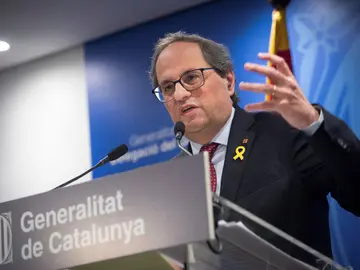 El presidente de la Generalitat, Quim Torra El presidente de la Generalitat, Quim Torra