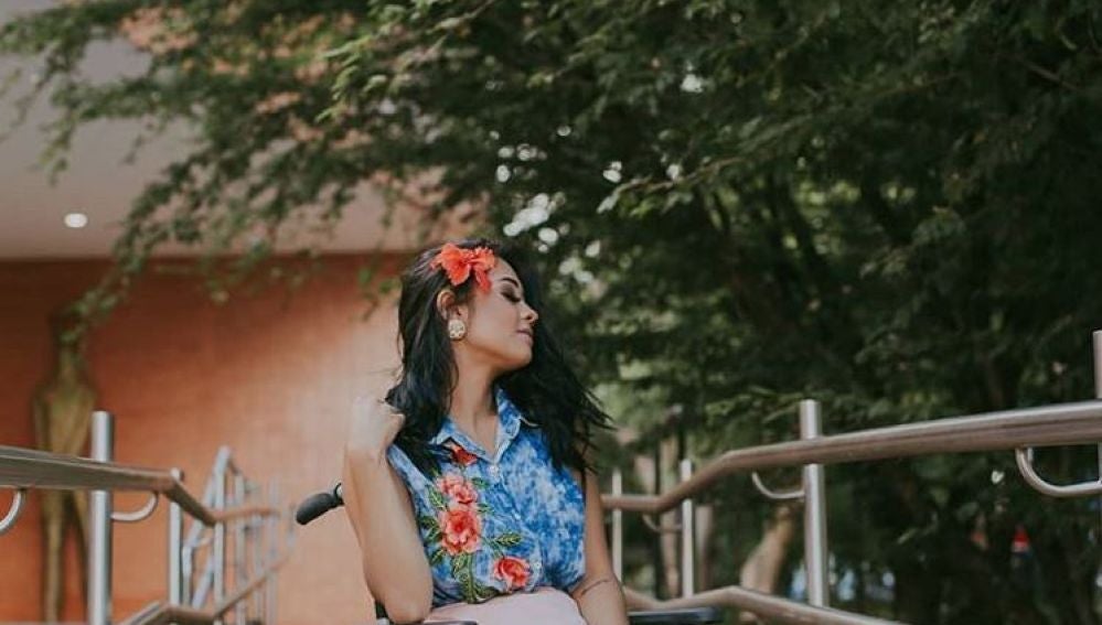Layane Dias, la joven que ha quedado parapléjica