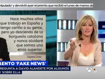 Susanna Griso en 'Espejo Público'. Susanna Griso en 'Espejo Público'.