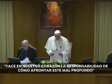 El Papa abre la cumbre contra los abusos recalcando la "responsabilidad eclesiástica para afrontar este mal" El Papa abre la cumbre contra los abusos recalcando la "responsabilidad eclesiástica para afrontar este mal"