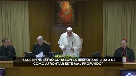 El Papa abre la cumbre contra los abusos recalcando la "responsabilidad eclesiástica para afrontar este mal" El Papa abre la cumbre contra los abusos recalcando la "responsabilidad eclesiástica para afrontar este mal"