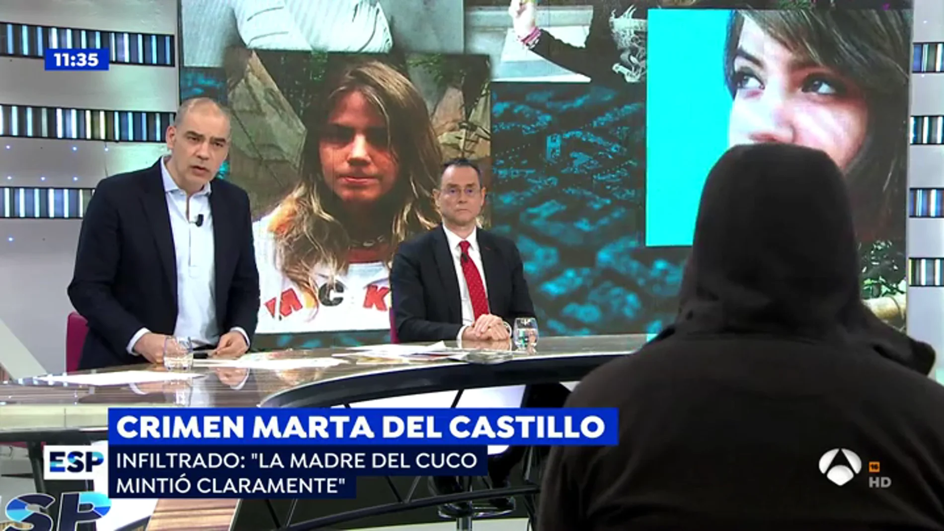 El infiltrado por el crimen de Marta del Castillo.