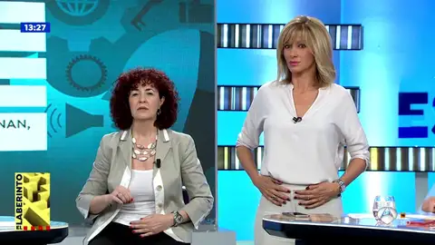 Susanna Griso realiza un ejercicio de relajación. Allende