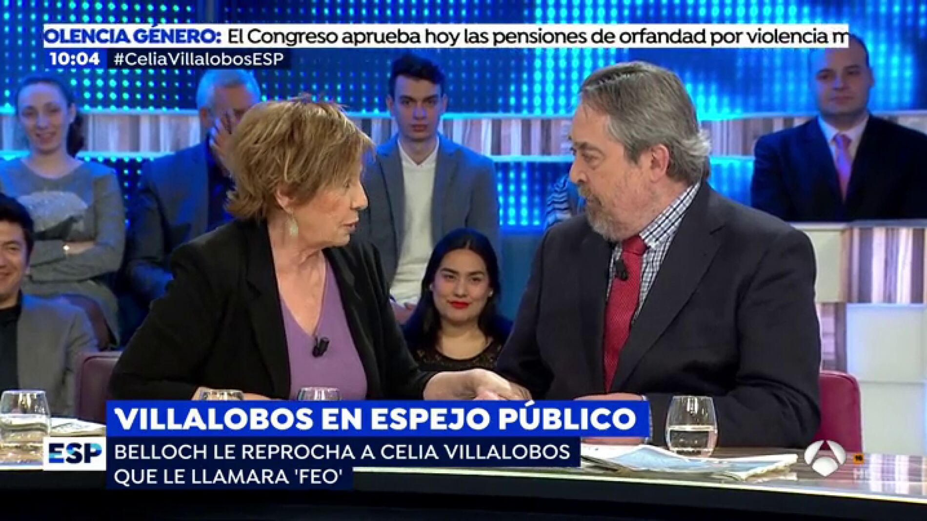 Alberto Belloch y Celia Villalobos.