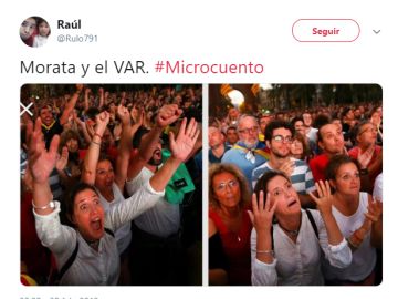Morata y su relación con el VAR Morata y su relación con el VAR