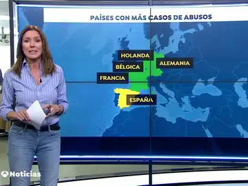 Ranking de los países europeos donde hay registros de víctimas de los abusos sexuales Ranking de los países europeos donde hay registros de víctimas de los abusos sexuales