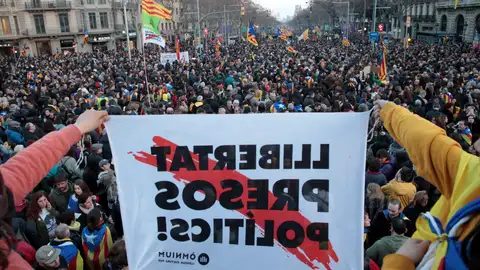 Manifestación en Cataluña Manifestación en Cataluña