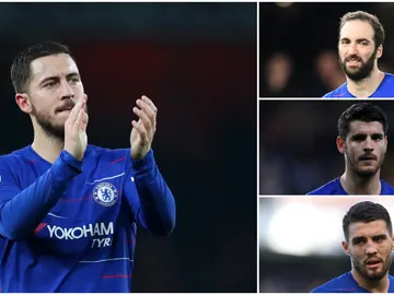 Hazard, Higuaín, Morata y Kovacic Hazard, Higuaín, Morata y Kovacic