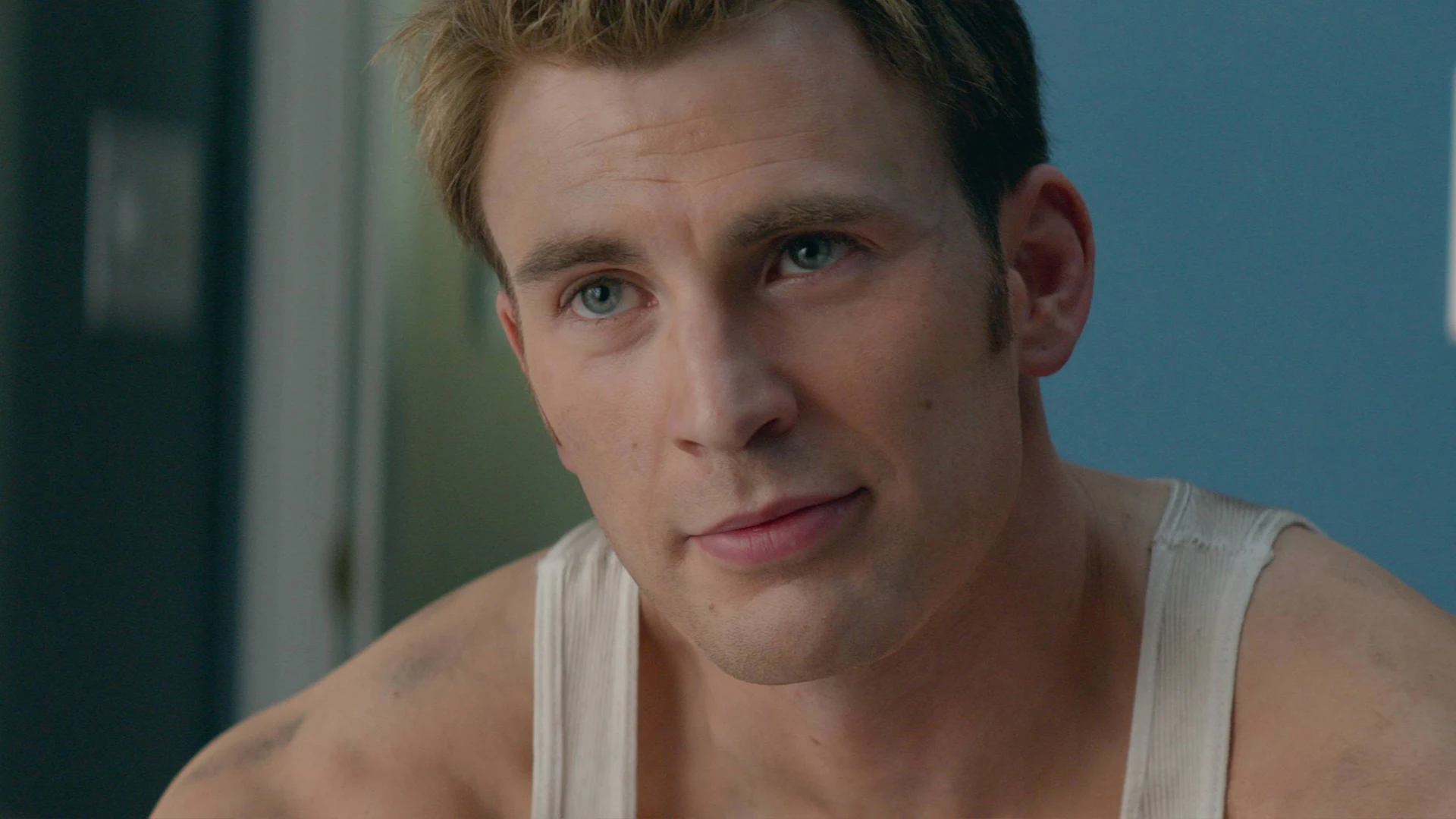 Chris Evans como Capitán América Chris Evans como Capitán América