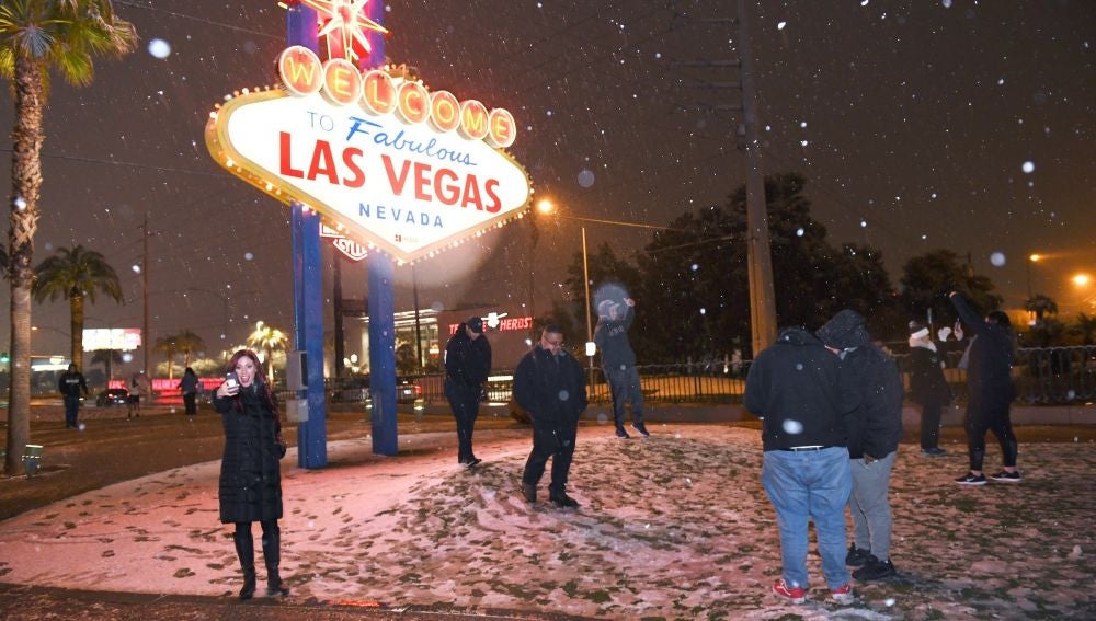 Nieve en Las Vegas