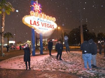 Nieve en Las Vegas