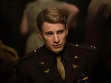 Chris Evans como Capitán América Chris Evans como Capitán América