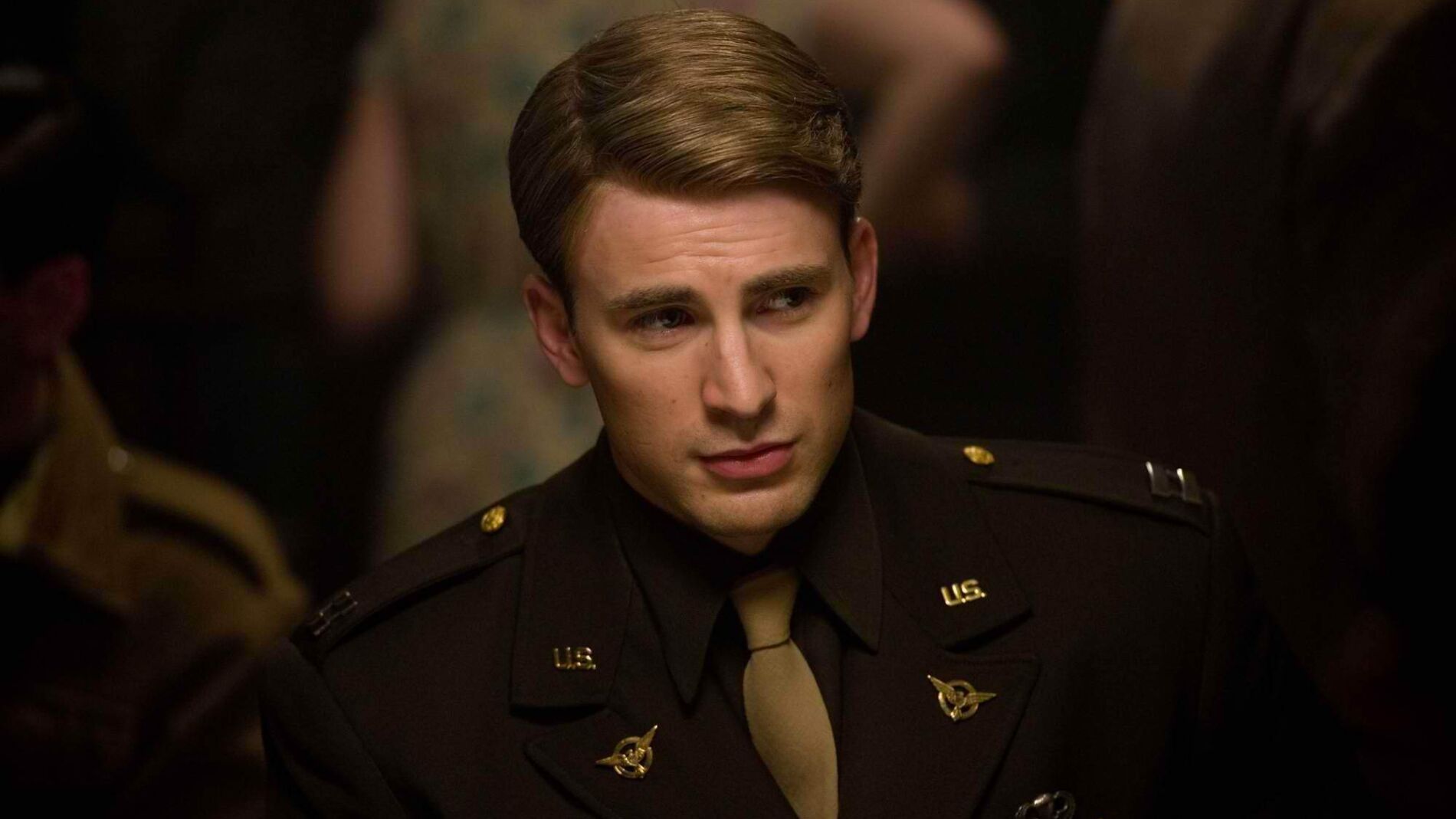 Chris Evans como Capit&aacute;n Am&eacute;rica
