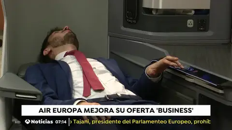 Air Europa estrenará en septiembre aviones con 32 plazas que se convierten en camas Air Europa estrenará en septiembre aviones con 32 plazas que se convierten en camas