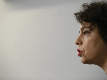 La secretaria de Acción Institucional de Podemos , Gloria Elizo La secretaria de Acción Institucional de Podemos , Gloria Elizo