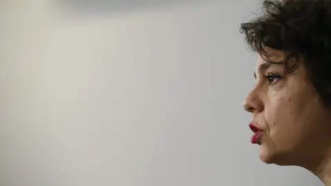 La secretaria de Acción Institucional de Podemos , Gloria Elizo La secretaria de Acción Institucional de Podemos , Gloria Elizo