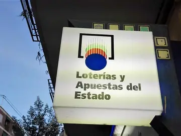 Letrero de una administración de lotería de Elche. Letrero de una administración de lotería de Elche.