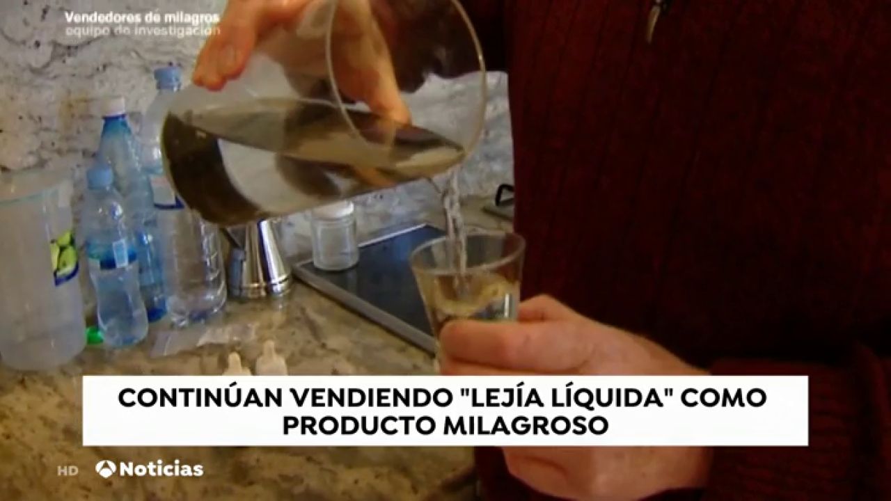 Denuncian que se sigue vendiendo 'leja lquida' como frmaco a pesar de  ser mortal