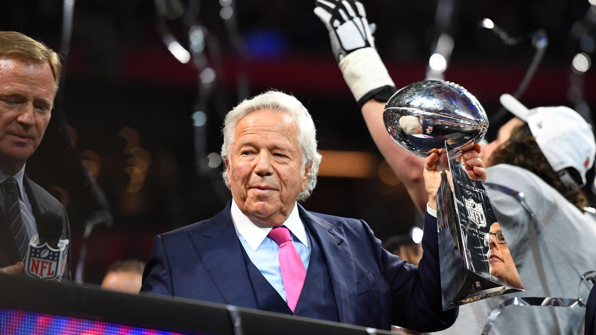 Robert Kraft, presidente de los New England Patriots Robert Kraft, presidente de los New England Patriots