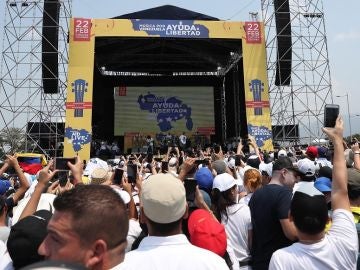 Imagen del concierto 'Venezuela Aid Live'