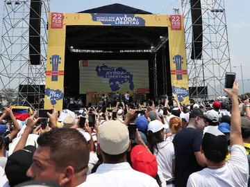 Imagen del concierto 'Venezuela Aid Live' Imagen del concierto 'Venezuela Aid Live'