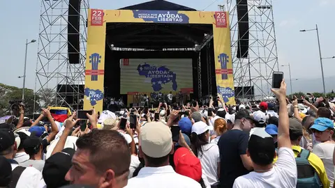 Imagen del concierto 'Venezuela Aid Live' Imagen del concierto 'Venezuela Aid Live'