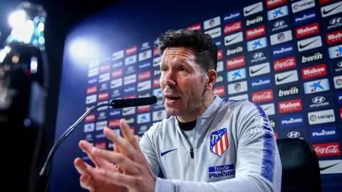 Diego Simeone, en rueda de prensa Diego Simeone, en rueda de prensa