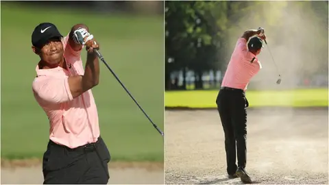 El golpe increíble de Tiger Woods en México El golpe increíble de Tiger Woods en México