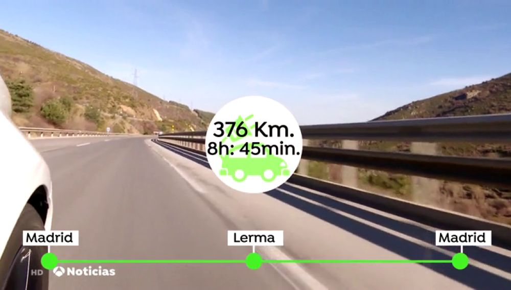  ¿Cómo es un viaje de 400 kilómetros con un coche eléctrico? Antena 3 Noticias comprueba los sorprendentes pros y contras