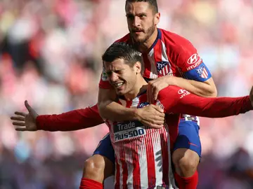 Morata celebra su gol ante el Villarreal Morata celebra su gol ante el Villarreal