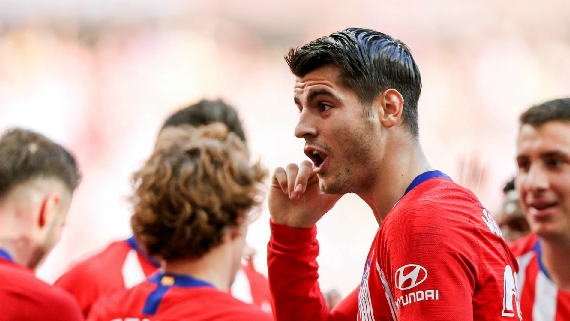 Morata le 'dedica' su gol al VAR Morata le 'dedica' su gol al VAR