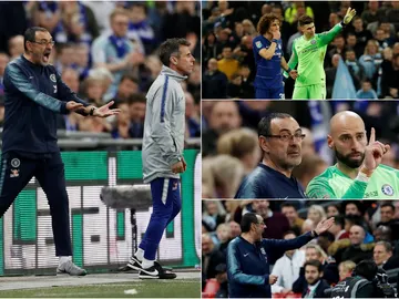 La secuencia surrealista del no cambio de Kepa en Wembley La secuencia surrealista del no cambio de Kepa en Wembley