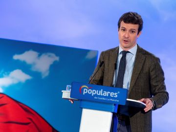 El presidente del Partido Popular, Pablo Casado