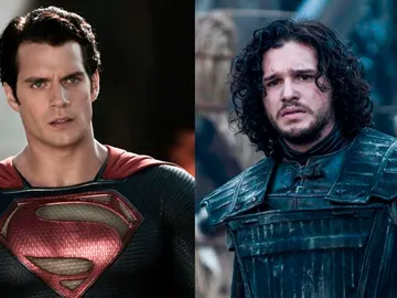 Henry Cavill y Kit Harington como Superman y Jon Snow Henry Cavill y Kit Harington como Superman y Jon Snow