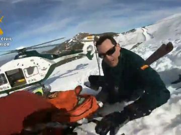 La Guardia Civil rescata a un montañero que se precipitó en la cumbre de Valdezcaray