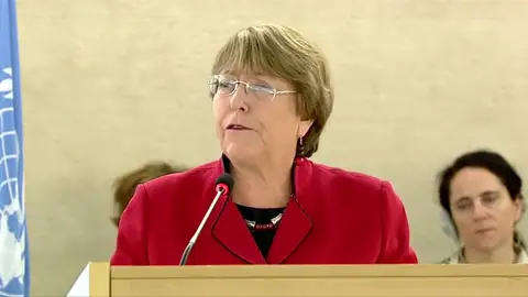 Guaidó agradece el apoyo de Bachelet tras los incidentes violentos en la frontera Guaidó agradece el apoyo de Bachelet tras los incidentes violentos en la frontera