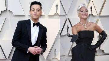 Rami Malek y Lady Gaga en los Oscar 2019 Rami Malek y Lady Gaga en los Oscar 2019