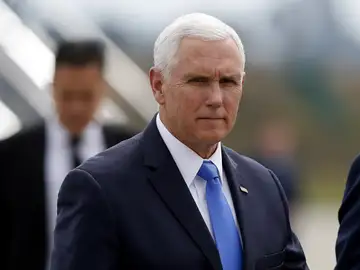 El vicepresidente de los Estados Unidos, Mike Pence El vicepresidente de los Estados Unidos, Mike Pence