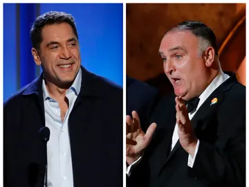 Javier Bardem y José Andrés Javier Bardem y José Andrés