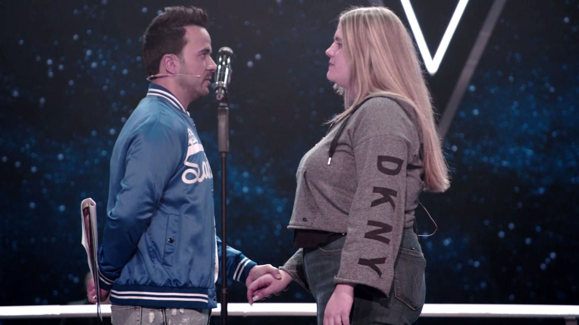 Luis Fonsi, a Rolita en los ensayos de &lsquo;La Voz&rsquo;: &ldquo;Me ha encantado, solo te falta cabrearte&rdquo;