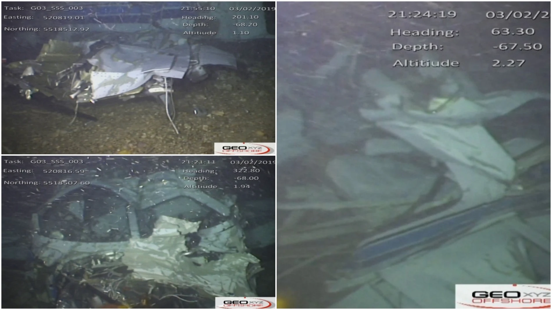 Nuevas fotos de las partes del avión de Emiliano Sala Nuevas fotos de las partes del avión de Emiliano Sala